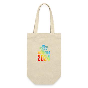 Marbella 2024 Colorful - Gift Bag for Bottles - nature - Front