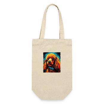 Poodle Dog Portrait - Gift Bag for Bottles - nature - Front