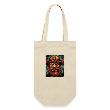 Viking Warrior Valhalla Odin - Gift Bag for Bottles - nature - Front