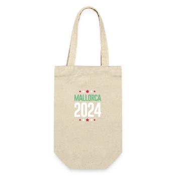 Mallorca 2024 Urlaub - Geschenkbeutel für Flaschen - Natur - Vorne