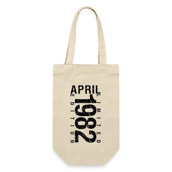 Birthday April 1982 April born in April 1982 - Gift Bag for Bottles - nature - Front