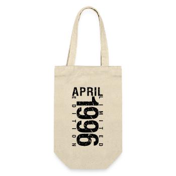 Birthday April 1996 April born in April 1996 - Gift Bag for Bottles - nature - Front
