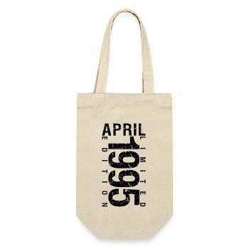 Birthday April 1995 April born in April 1995 - Gift Bag for Bottles - nature - Front
