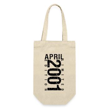 Birthday April 2001 April born in April 2001 - Gift Bag for Bottles - nature - Front