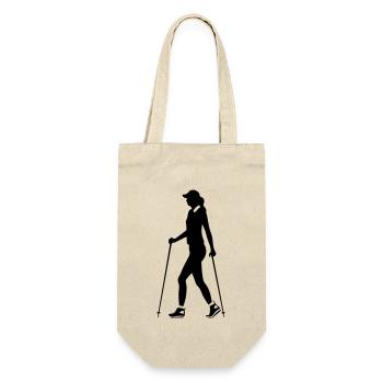 Marche Nordique Femme Silhouette - Sac à bouteille - nature - Devant