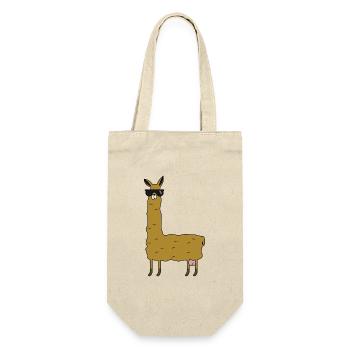 Llama with extras - Gift Bag for Bottles - nature - Front