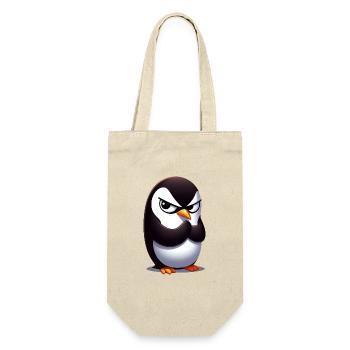 Pinguin Lustige Tiere - Geschenkbeutel für Flaschen - Natur - Vorne