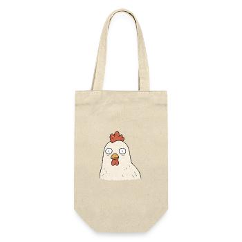 PETITS ACTIVISTES | Poulet - Sac à bouteille - nature - Devant