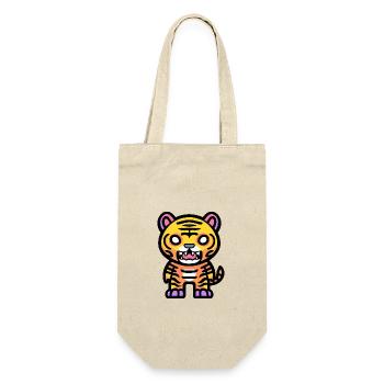Tiger Halloween Comic - Gift Bag for Bottles - nature - Front