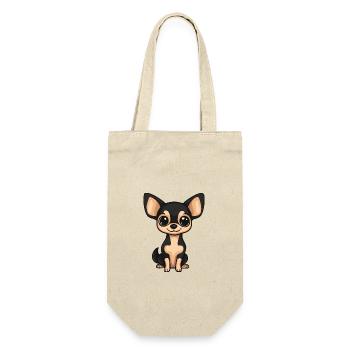 Chihuahua Dog Comic Baby - Gift Bag for Bottles - nature - Front