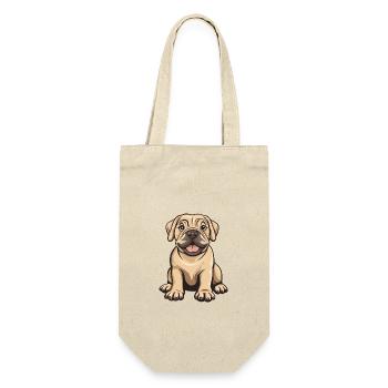 Mastiff Dog Comic Baby - Gift Bag for Bottles - nature - Front