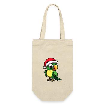 Papagai Weihnachten Christmas - Gift Bag for Bottles - nature - Front