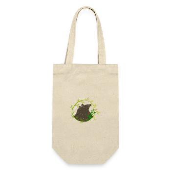 Wildtiere - Geschenkbeutel für Flaschen - Natur - Vorne