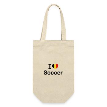 Ballsport - Geschenkbeutel für Flaschen - Natur - Vorne
