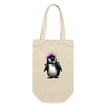 PENGUPUNKS - Geschenkbeutel für Flaschen - Natur - Vorne