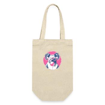 Koala mit Sonnenbrille Bubblegum für einen - Geschenkbeutel für Flaschen - Natur - Vorne