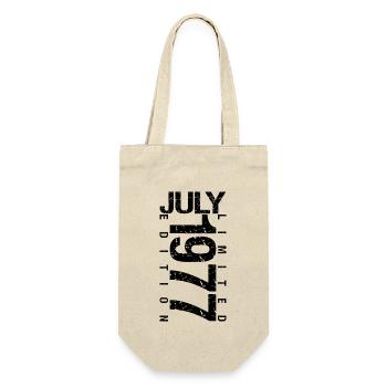 Birthday July 1977 July born in July 1977 - Gift Bag for Bottles - nature - Front