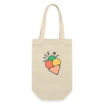 Ice cream- a Cute Logo - Gift Bag for Bottles - nature - Front
