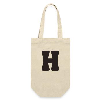 H - Gift Bag for Bottles - nature - Front