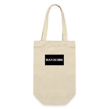 Hardcore logo - Geschenkbeutel für Flaschen - Natur - Vorne