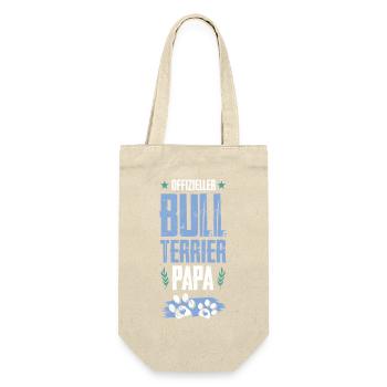 bull terrier dogs dad - Gift Bag for Bottles - nature - Front