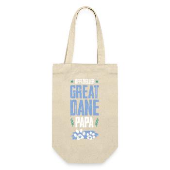great dane dog dad - Gift Bag for Bottles - nature - Front