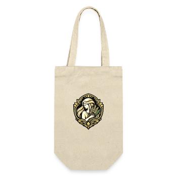 Golden Grain Queen Emblem - Gift Bag for Bottles - nature - Front