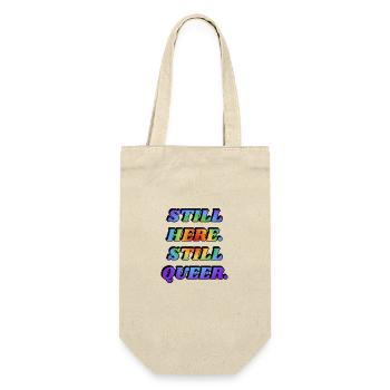 STILL HERE STILL QUEER - Gift Bag for Bottles - nature - Front