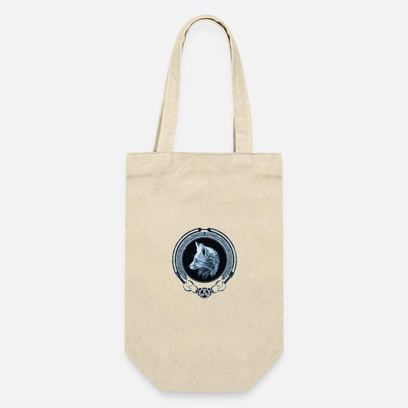 Fuchs keltisches Zodiac - Geschenkbeutel für Flaschen - Natur