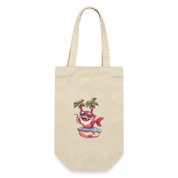 Piranha Fish Summer Beach Holiday - Gift Bag for Bottles - nature - Front