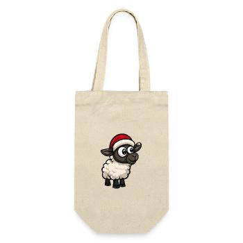 Noël des moutons - Sac à bouteille - nature - Devant