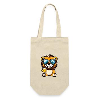 Löwe Ski Beer - Gift Bag for Bottles - nature - Front