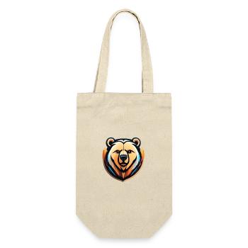 Bear - Gift Bag for Bottles - nature - Front