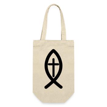 Jesus symbol - Gift Bag for Bottles - nature - Front