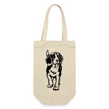 Beagle - Sac à bouteille - nature - Devant