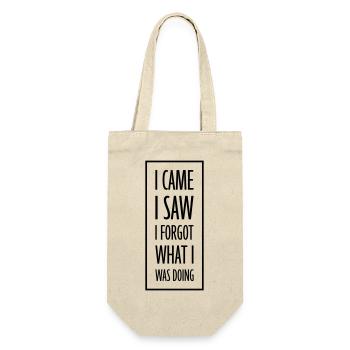 I came saw forget - Gift Bag for Bottles - nature - Front