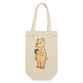 Trinkpäckchen - Geschenkbeutel für Flaschen - Natur - Vorne