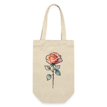 Rose - Sac à bouteille - nature - Devant