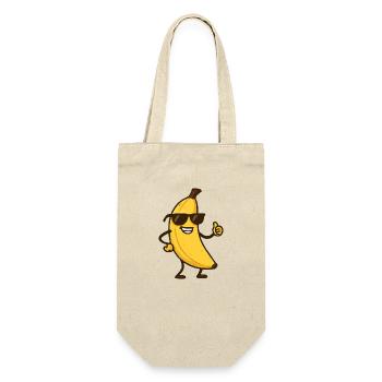 Banana Comic - Gift Bag for Bottles - nature - Front