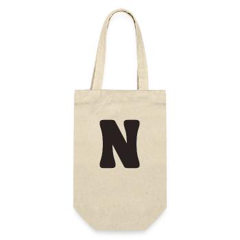 N - Gift Bag for Bottles - nature - Front