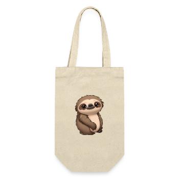 Totally cute sloth - Gift Bag for Bottles - nature - Front