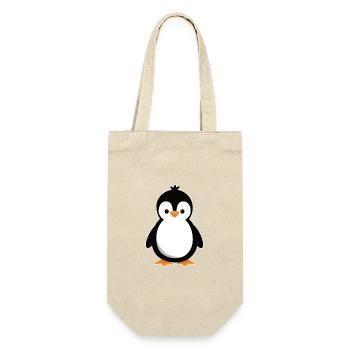 pingouin mignon - Sac à bouteille - nature - Devant