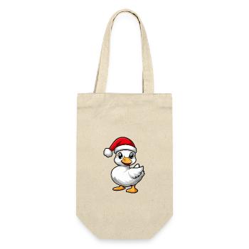 Oie Noël mignon - Sac à bouteille - nature - Devant