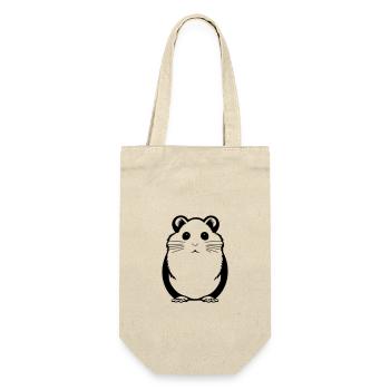 hamster - Gift Bag for Bottles - nature - Front