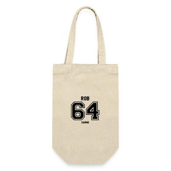 Rob64 Gaming Fan Shirt American Football style - Geschenkbeutel für Flaschen - Natur - Vorne