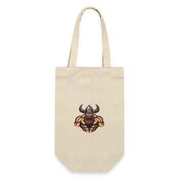 Viking Muscles Fitness - Gift Bag for Bottles - nature - Front
