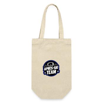 Après Ski Party Team Saying - Gift Bag for Bottles - nature - Front