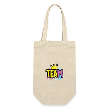 Team Bunt Krone - Gift Bag for Bottles - nature - Front