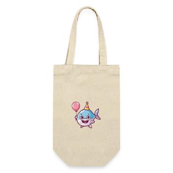 Piranha Pisces Birthday Baby - Gift Bag for Bottles - nature - Front