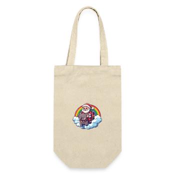Koala Père Noël Arc-en-ciel - Sac à bouteille - nature - Devant